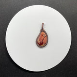 Colorful Sonoran Dendritic Jasper Pendant in Copper.
