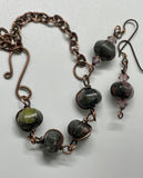 Adjustable Candlelight Bracelet and Hypoallergenic Earring Set