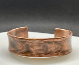 Solid Hammered Copper Bangle Bracelet