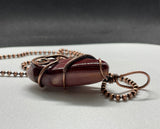 Tumbled Mookaite Necklace in Copper