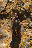 Amber Pendant in Copper
