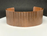 Rolling waves in copper Cuff Bracelet. Fully adjustable for a comfortable, custom fit—perfect for ocean lovers and those who adore organic, nature-inspired jewelry.