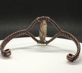 Kyanite and Copper Cuff Bracelet