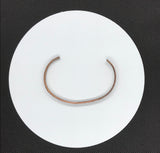 Etched Copper Bangle - "All You Need is Love" - Adjustable