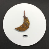 Tiger Iron Moon Pendant in Copper