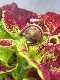 Venus Jasper and Copper Ring - adjustable