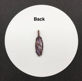 Dog Tooth Amethyst wrapped in Copper Pendant