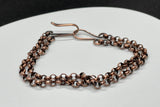 Double Link Solid Copper Bracelet.