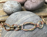 Men's Copper and Brass Sailors Knot Bracelet - 9 1/2"