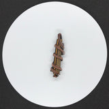 Tiger Eye Point in Pendant Woven Copper