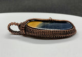 wire wrapped Tiger Eye Pendant