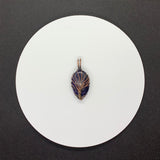This Blue Goldstone Copper Tree of Life Pendant is a stunning representation of nature and the cosmos, featuring a mesmerizing Blue Goldstone cabochon that shimmers like a dark, starry night sky. Handcrafted in copper, the pendant showcases a Tree of Life design, symbolizing growth, strength, and connection. This pendant is perfect for those who love celestial-inspired jewelry with a touch of natural elegance.