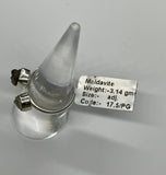 This captivating ring showcases the natural beauty of raw Quartz and raw Moldavite, set in sterling silver for a rustic yet elegant look. The adjustable band fits sizes 6 ½ and up, offering versatility and comfort. The clear, uncut Quartz radiates purity, while the rare, deep green Moldavite adds a touch of otherworldly mystique. Together, these stones are believed to enhance spiritual growth and energy. Perfect for those who appreciate raw, organic beauty, this ring is a unique and powerful statement piece