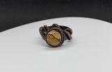 Picture Jasper Copper Band Ring