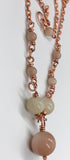 Shimmering Sunstone and Copper Necklace