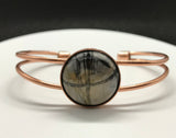 Picasso Jasper and Copper Bracelet