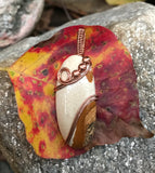 Flattering Picture Jasper in Copper Pendant