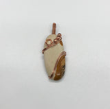 Flattering Picture Jasper in Copper Pendant