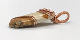 Flattering Picture Jasper in Copper Pendant