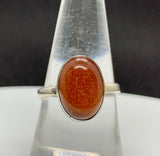 Shimmering Goldstone Ring in Sterling Silver.