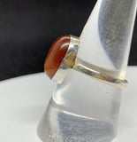 Shimmering Goldstone Ring in Sterling Silver.