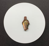 Beautiful Pink Labradorite Pendant wrapped in Copper