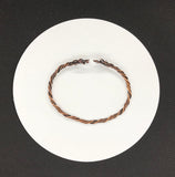 Twisted Copper Bracelet -  8 " adjustable