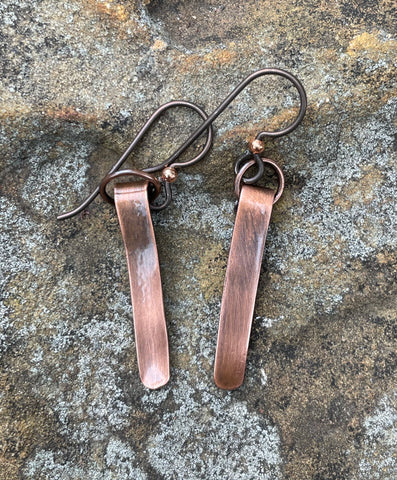 Hypoallergenic Lightweight Copper Earrings. Perfect to wear everyday! 