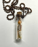 Tiny Treasures Seashells and Copper Necklace