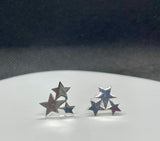 Shine bright with these charming sterling silver star stud earrings. Minimalist and timeless, they add a subtle celestial touch to any look—perfect for everyday wear or layering with other pieces. Lightweight, comfortable, and made from genuine sterling silver, they’re a sweet little sparkle you’ll reach for again and again.