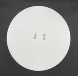 These elegant stud earrings feature deep blue Kyanite gemstones, set in sleek sterling silver (.925) for a timeless and versatile look. The natural shimmer and rich color of Kyanite make these studs a perfect choice for everyday wear or subtle sophistication. Lightweight and classic, they add a calming touch of color to any outfit.