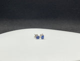 These elegant stud earrings feature deep blue Kyanite gemstones, set in sleek sterling silver (.925) for a timeless and versatile look. The natural shimmer and rich color of Kyanite make these studs a perfect choice for everyday wear or subtle sophistication. Lightweight and classic, they add a calming touch of color to any outfit.
