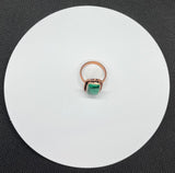 I couldn't pass up this beautiful Malachite and Copper Ring! The gorgeous natural green patterns of the Malachite make this piece truly eye-catching, but it's the little heart tucked into the design that makes it extra special. ❤️