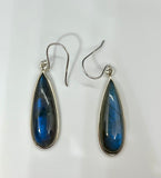 Sterling Silver and Labradorite Earrings