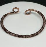 Twisted Copper Bracelet.