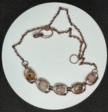 Copper and Red Giraffe Jasper Necklace