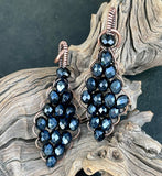 Hypoallergenic Sparkling Dark Blue Crystal and Copper Earrings offer a unique blend of elegance and functionality. Designed with comfort and style in mind, these earrings are perfect for individuals with sensitive skin, while also providing a dazzling accessory for any occasion.