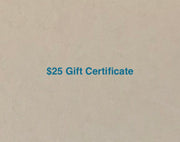 Gift Certificate - $25