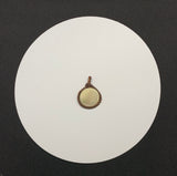Vintage Mother of Pearl Button in Copper