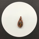 Amber Pendant in Copper