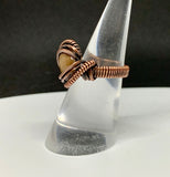wire wrapped copper ring