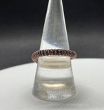 Rutilated Quartz and Copper Ring - size 9