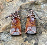 Hypoallergenic Noreena Jasper and Copper Earrings