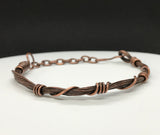 Copper Strands Bracelet - 6-8"
