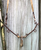 Embrace the elegance of nature and artistry with the Stunning Woven Copper Necklace. Featuring a striking combination of Picasso Jasper, copper beads, and a silk ribbon cord, this necklace is a unique statement piece that beautifully blends organic beauty with sophisticated design.