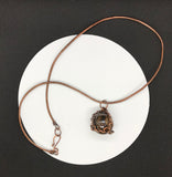 Handmade Bronzite Sphere Necklace