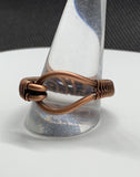 Heavy Gauge Woven Copper Ring - Size 13