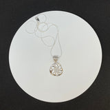 Faceted Rainbow Moonstone and Sterling Silver Necklace
