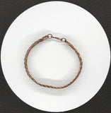 Braided Copper Bracelet - 8"