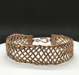 Braided Copper Bracelet - 8"